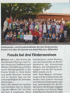 Weserblick, Ausgabe 7, Juli 2017 © Kindergarten Tausendfüßler